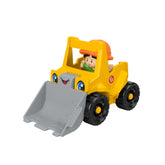 FISHER PRICE LITTLE PEOPLE VEHICUL BULDOZER 10CM